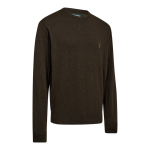 Harrington strikkegenser med rund hals – Deerhunter