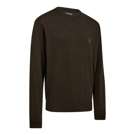 Harrington strikkegenser med rund hals – Deerhunter