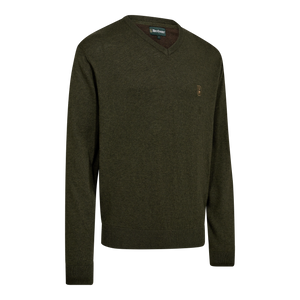 Harrington Strikkegenser med V-hals – Deerhunter