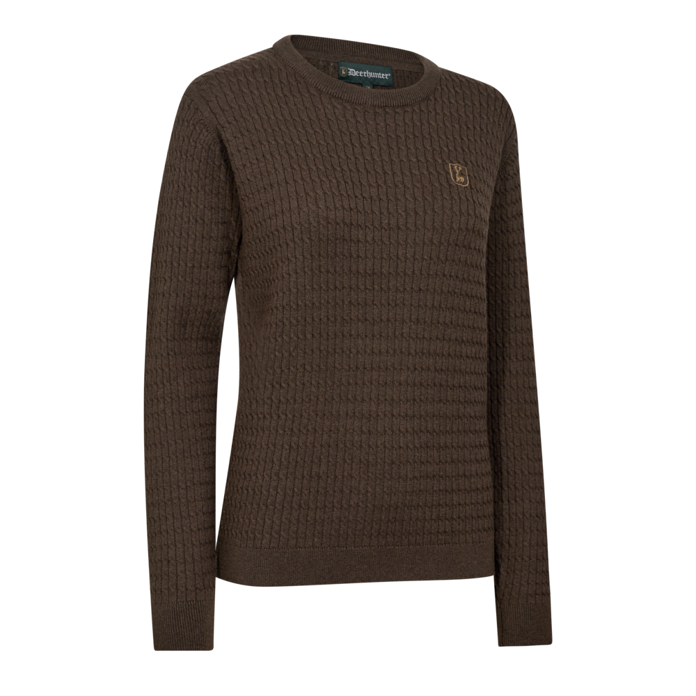 Lady Harrington Kabelstrikkegenser – Deerhunter