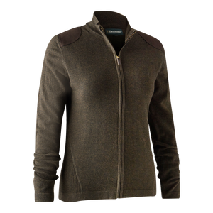 Lady Darlington Strikket Cardigan - Dark Elm – Deerhunter