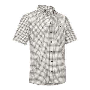Gavin Skjorte S/S - Beige Check – Deerhunter