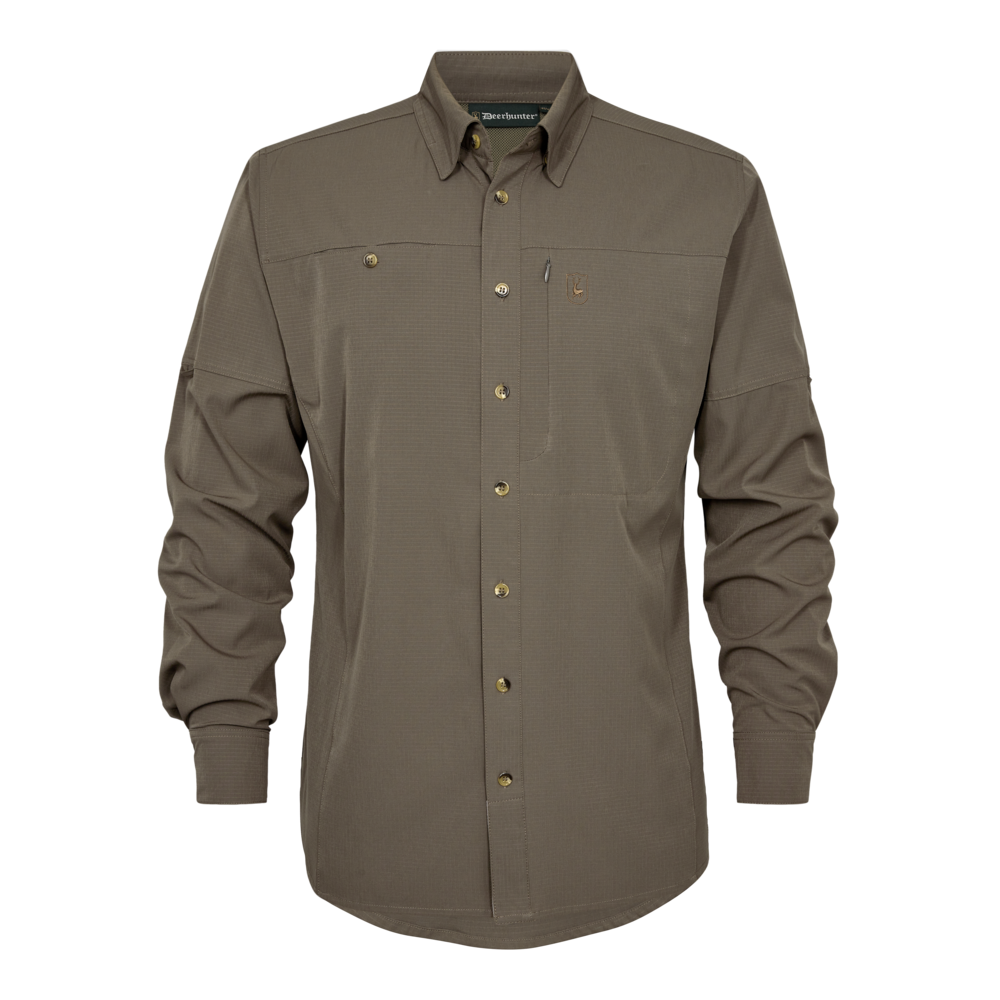 Canopy Skjorte - Stone Grey – Deerhunter