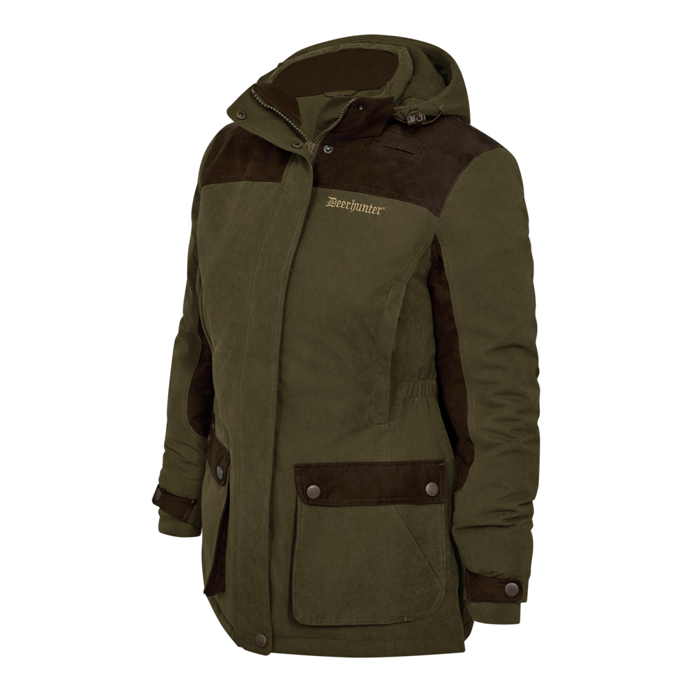 Lady Eagle Winter Jakke - Tarmac Green – Deerhunter