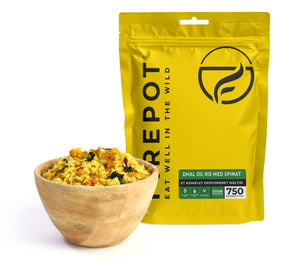 Dhal og ris med spinat - XL – Firepot