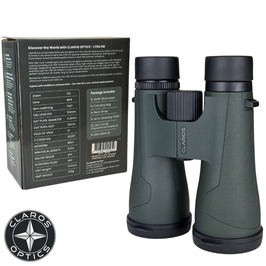 Claros Lyra HD 12x50 – Claros