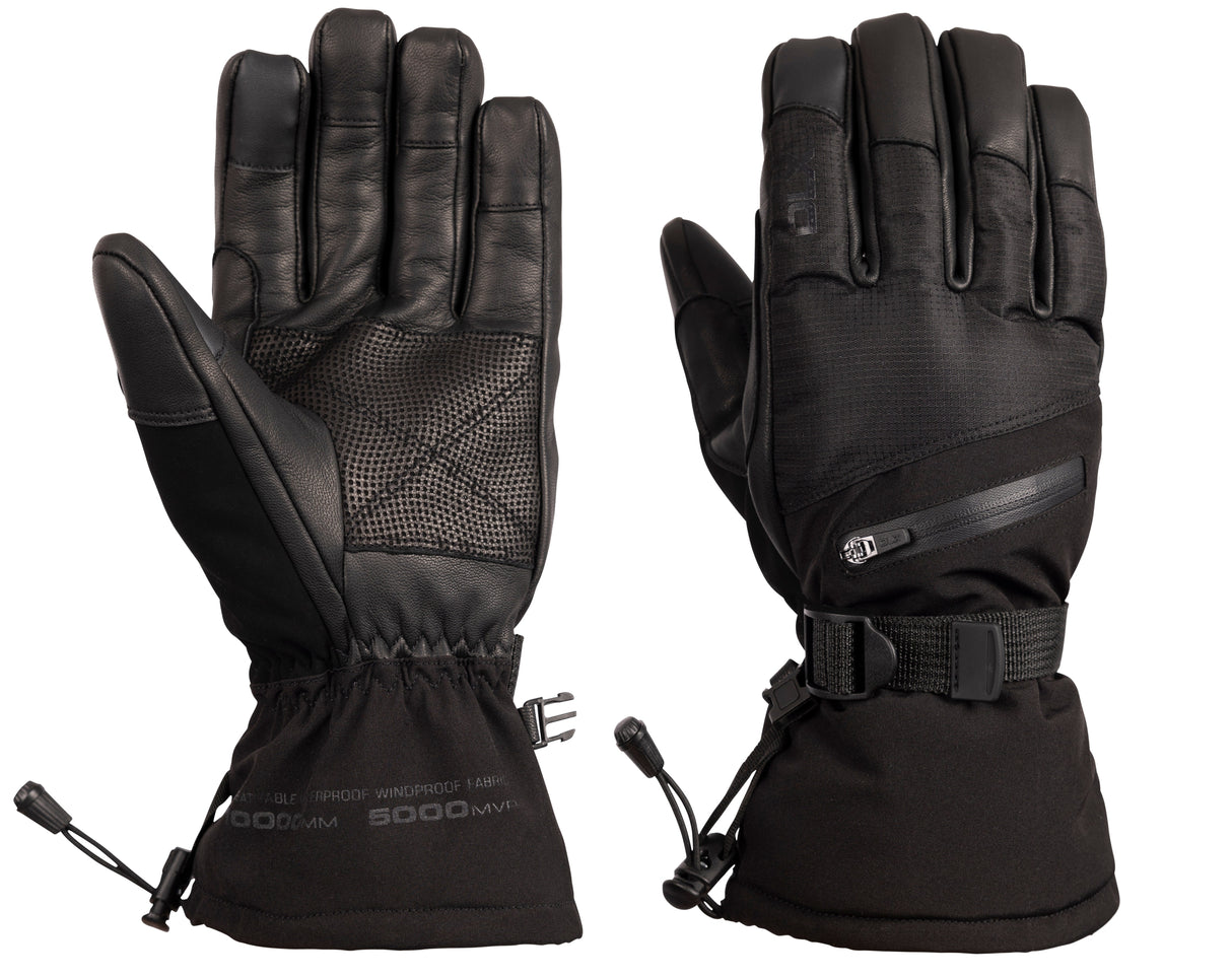 Edonia- Unisex Dlx Ski Gloves - Black - Trespass