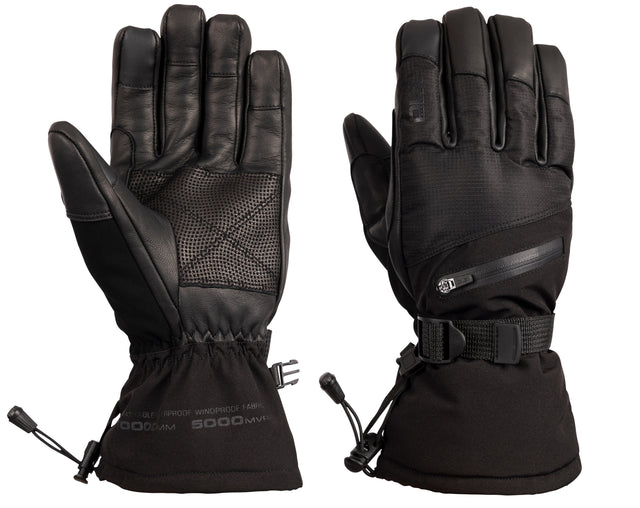 Edonia- Unisex Dlx Ski Gloves - Black - Trespass