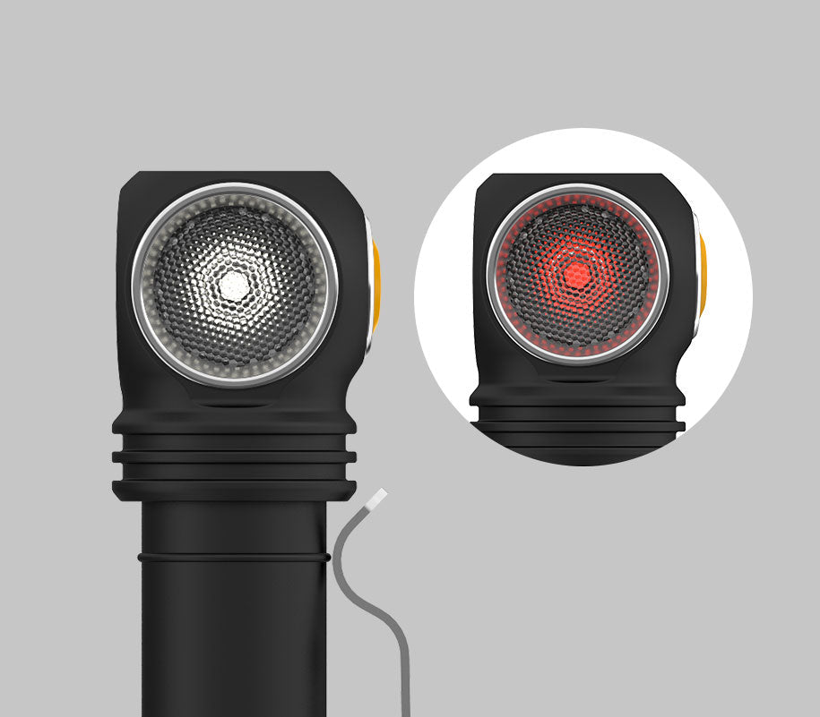 Armytek Wizard C2 WR Magnet USB – Hvit & Rød – 1100 lm & 230 lm – Armytek