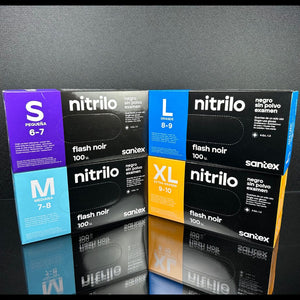 Nitrilhansker Svart Kraftig 4,5g – 100 stk – HuntElite