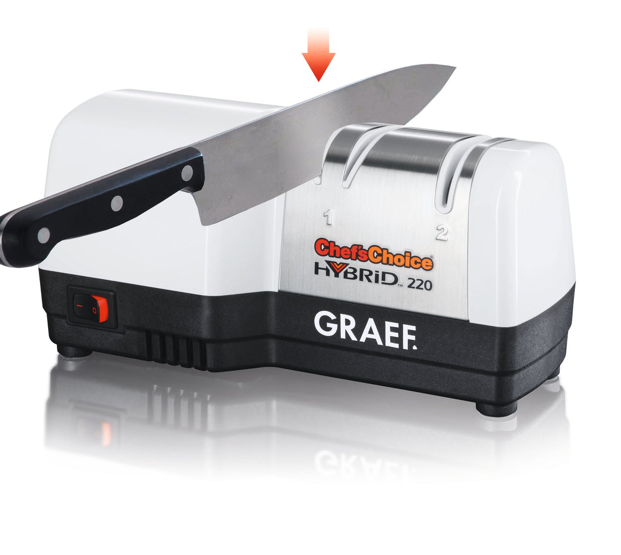 Knivsliper Hybrid – 20° slipevinkel – Graef