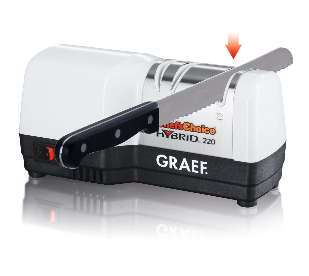 Knivsliper Hybrid – 20° slipevinkel – Graef
