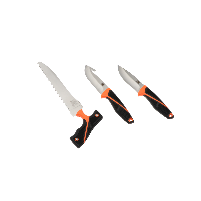 Knivsett Med 2 Kniver Og 1 Sag Skjede I Nylon – Buffalo river