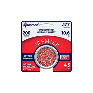 Copper Mag. Domed Hagl 4,5MM 0,69g (200 Stk Dåse) – Crosman