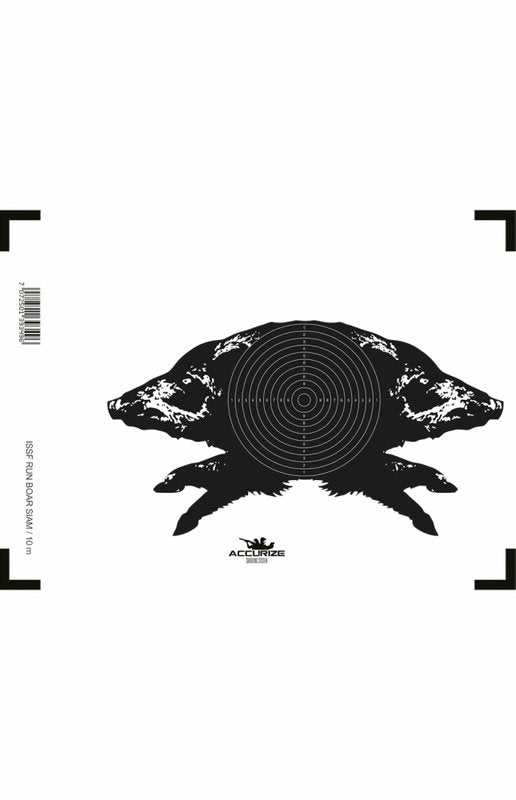 Front Target ISSF Run Boar – Accurize
