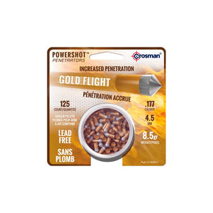 GoldFlight Blyfrie Hagl 4,5MM 0,55g (125 stk Dåse) – Crosman