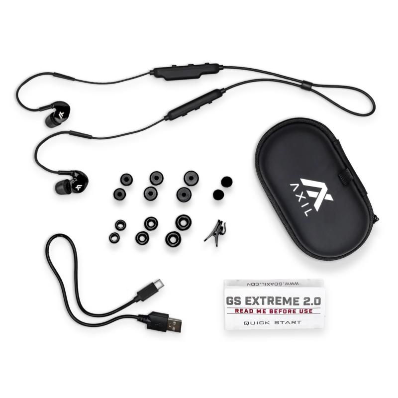 In-Ear Hørselvern GS EXTREME 2.0 m/Bluetooth – Axil/SportsEAR