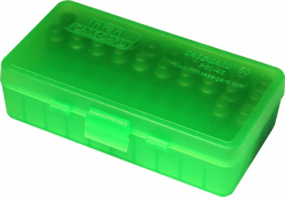 Patronboks til pistolammunisjon kal. 44Rem, 45LC - 100 stk. – MTM