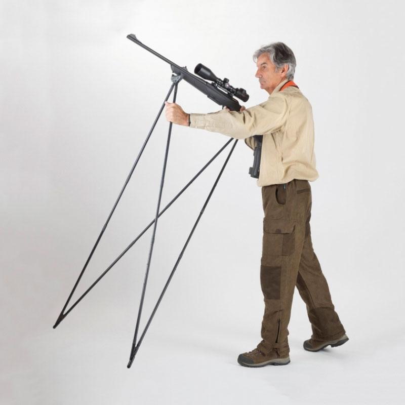 Bush Essential 4-Benet Skydestokk Svart – 4Stablestick