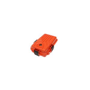 Overlevelsesboks Med Kompass Oransje/Vanntett 24,5x19,5x7,5cm – MTM