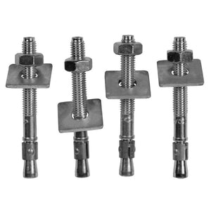 Boltsett Til Betong 4 stk Ekspansjons - 90mm/Ø10 mm – Scandinavian Safe