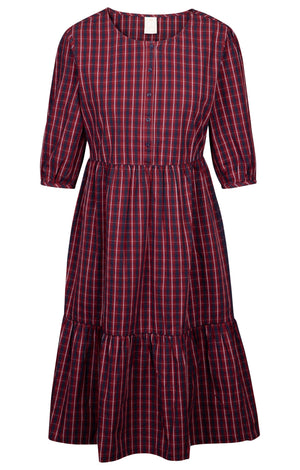 Helen - Dark Cherry Check - Trespass