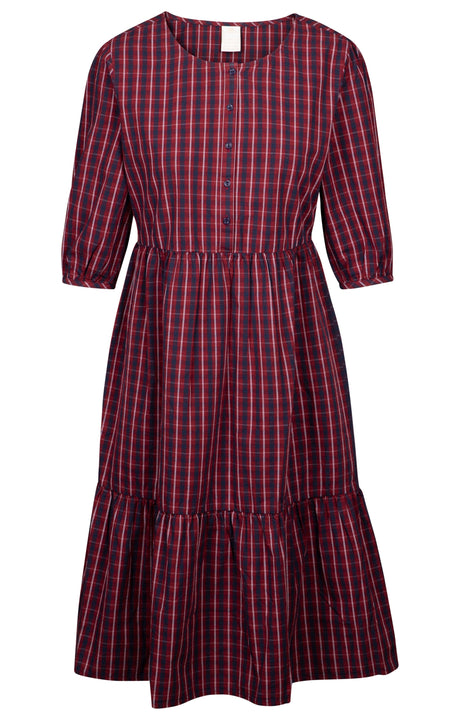 Helen - Dark Cherry Check - Trespass