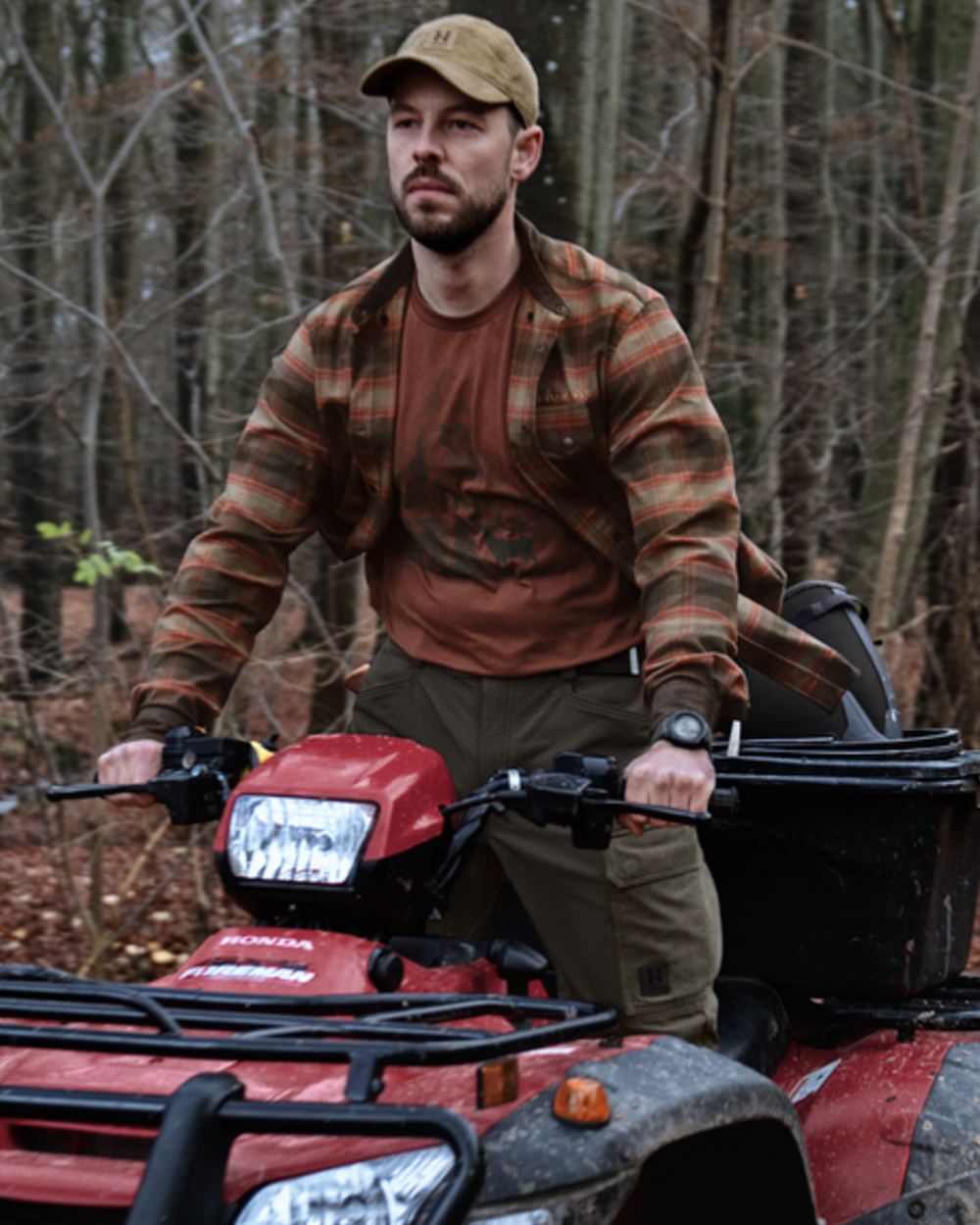 Aivak L/S Skjorte - Autumn Orange Check – Härkila