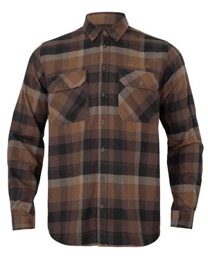 Asmund Langermet Skjorte - Rust Brown Check – Härkila