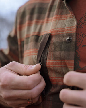Aivak L/S Skjorte - Autumn Orange Check – Härkila