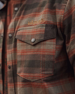 Aivak L/S Skjorte - Autumn Orange Check – Härkila