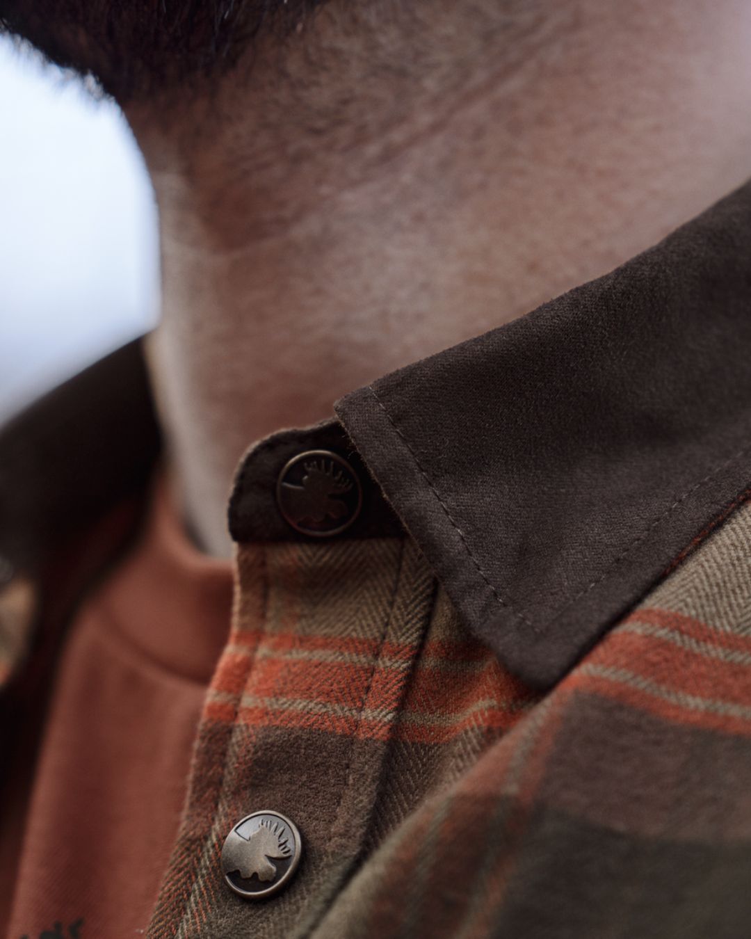 Aivak L/S Skjorte - Autumn Orange Check – Härkila