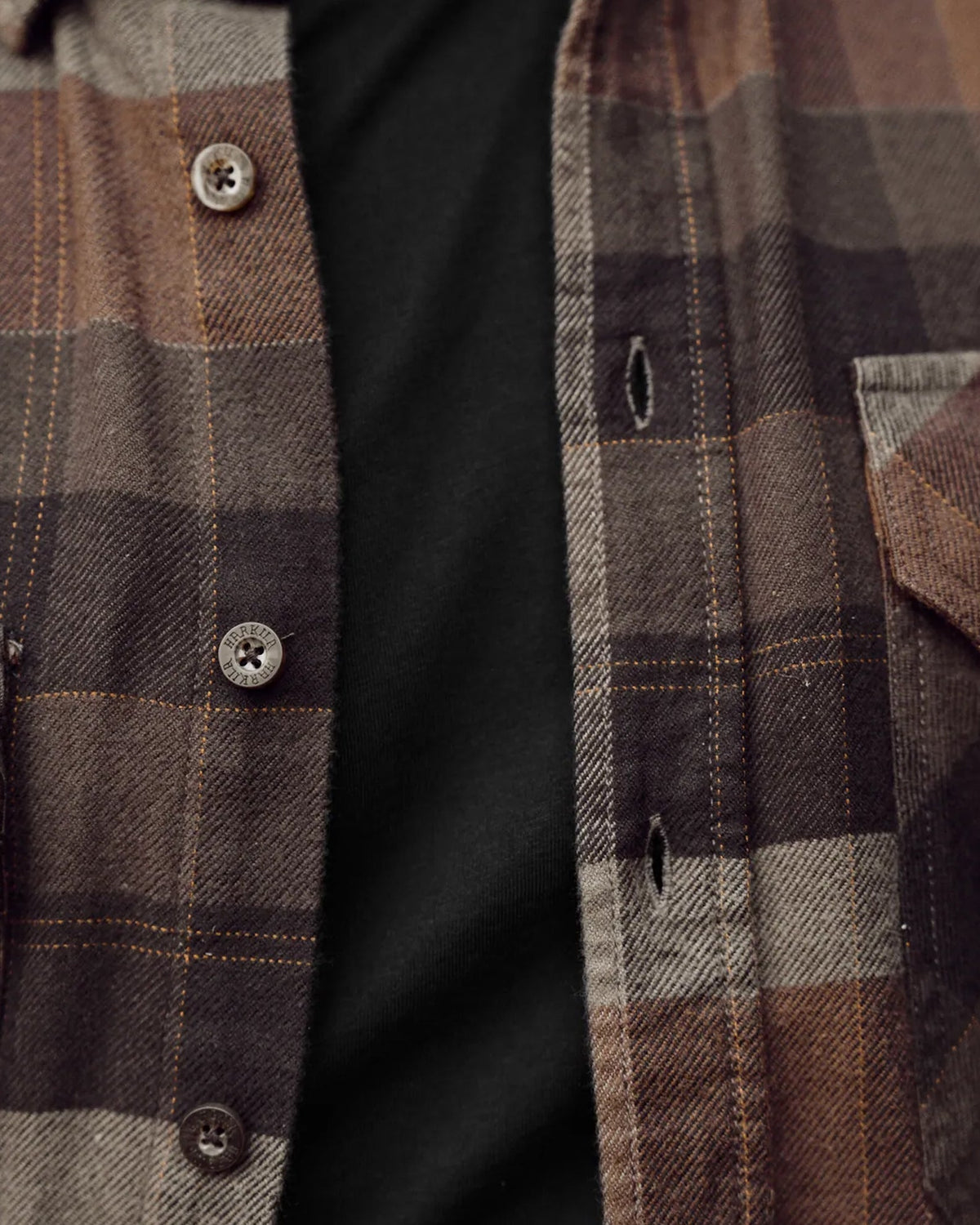 Asmund Langermet Skjorte - Rust Brown Check – Härkila
