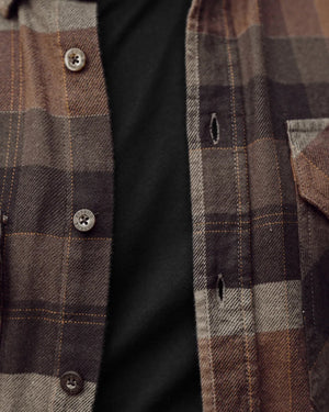 Asmund Langermet Skjorte - Rust Brown Check – Härkila