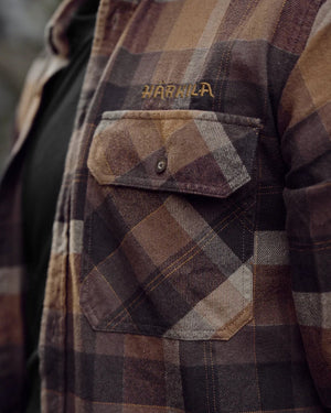 Asmund Langermet Skjorte - Rust Brown Check – Härkila