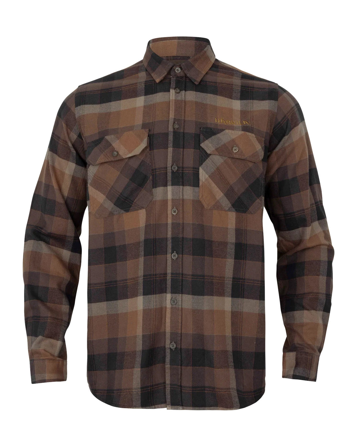 Asmund Langermet Skjorte - Rust Brown Check – Härkila