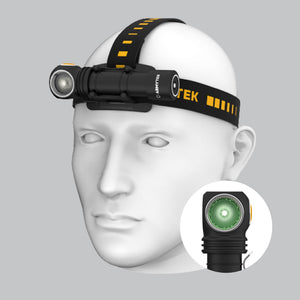 Armytek Wizard C2 WG Magnet USB – Hvit & Grønn – 1100 lm & 400 lm – Armytek