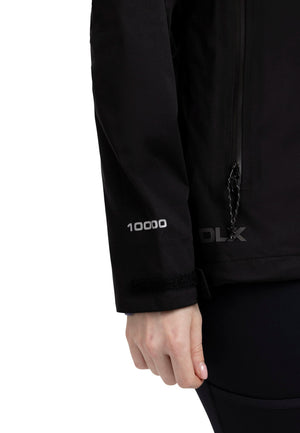Justine- Female Dlx Rainwear - Black - Trespass