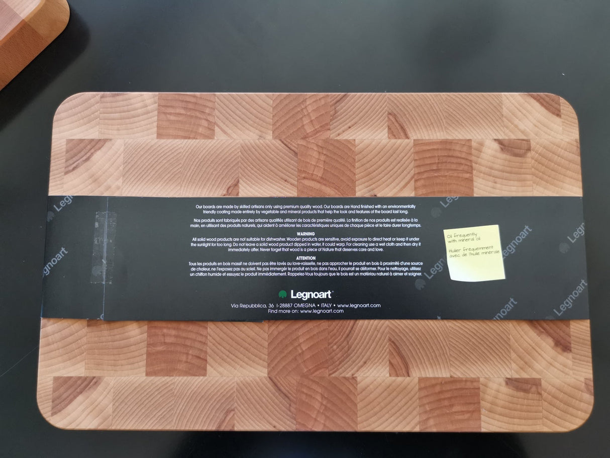 Skjærefjøl i bøk 40x25x3,8 cm – Legnoart