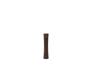 PLEATS keramisk salt- og pepperkvern, liten – i Dark Ash – Legnoart