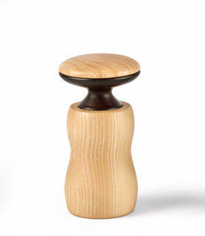 HERCULES salt- og pepperkvern i keramikk – Small – Lys ask – Legnoart