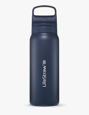 Go 2.0 vannfilterflaske i rustfritt stål Aegean Sea / 700 ML – LifeStraw