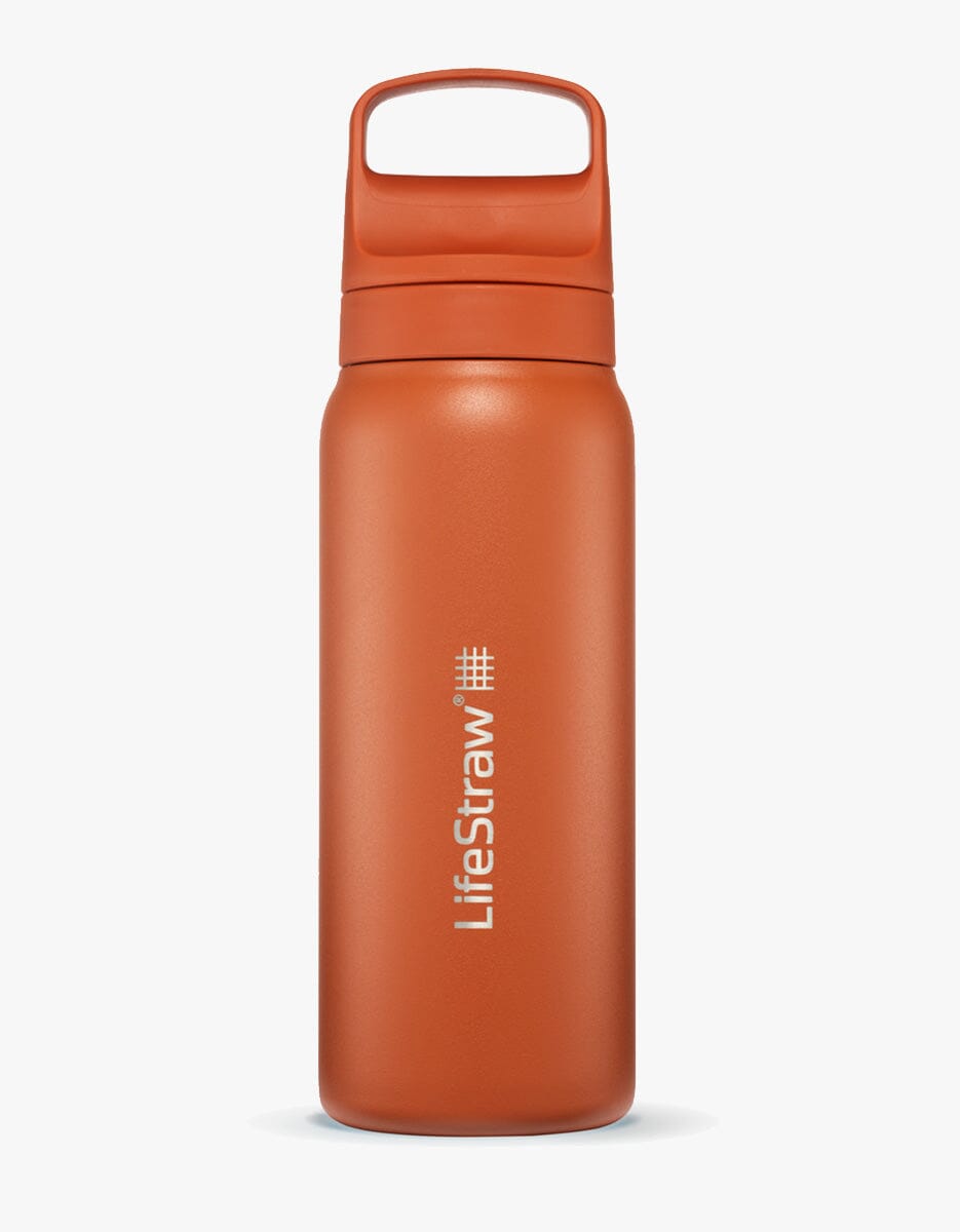 Go 2.0 vannfilterflaske i rustfritt stål Kyoto Orange / 700 ML – LifeStraw