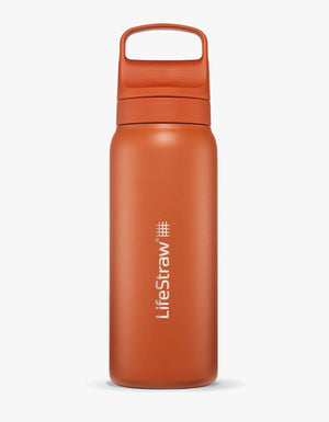 Go 2.0 vannfilterflaske i rustfritt stål Kyoto Orange / 700 ML – LifeStraw