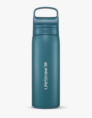 Go 2.0 Stainless Steel Water Filter Bottle Laguna Teal / 500 ml – LifeStraw