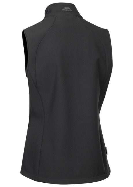 Mahall Female Softshell Gilet - Black - Trespass