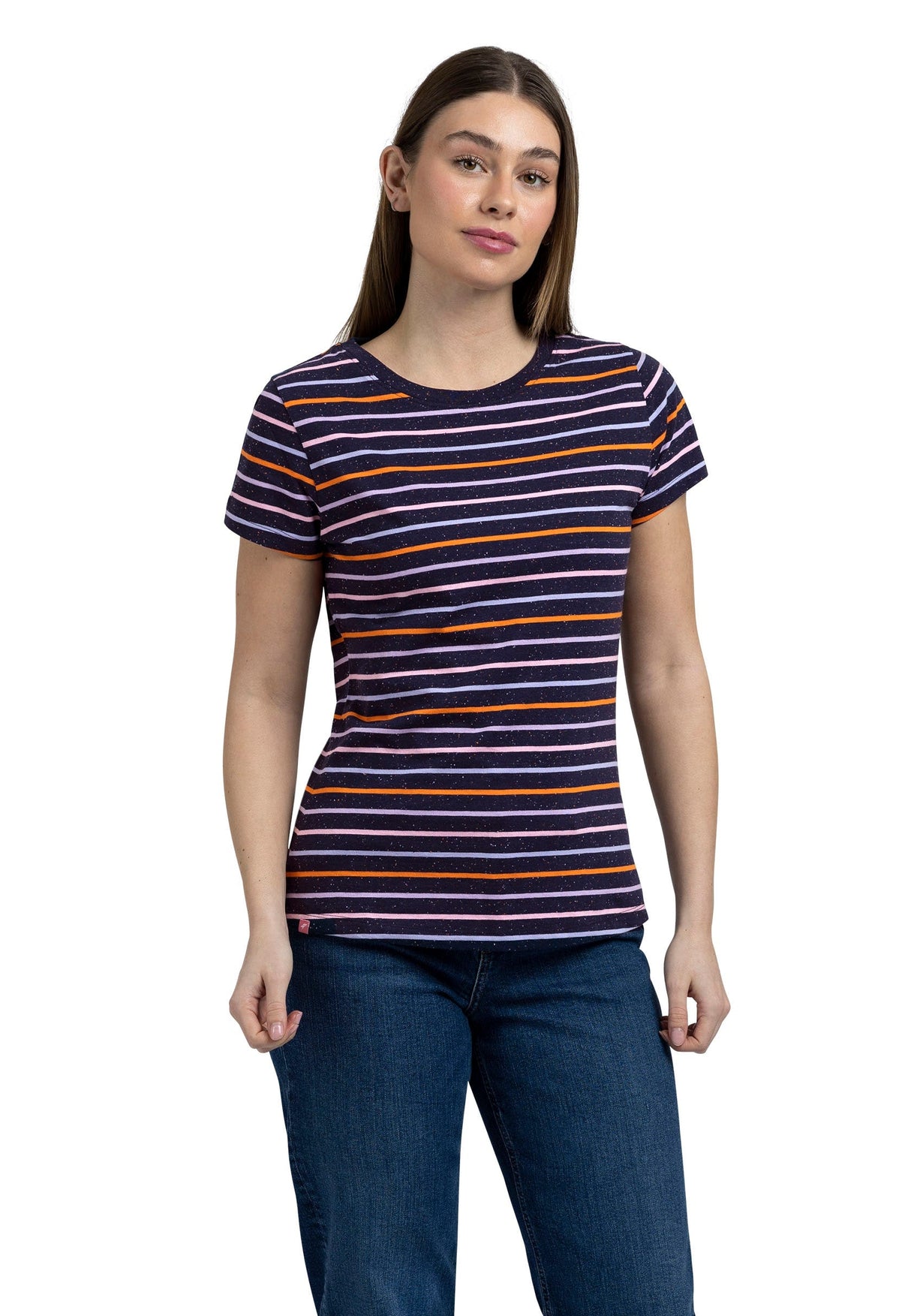 Michaela - Navy Multi Stripe - Trespass