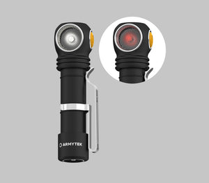 Armytek Wizard C2 WR Magnet USB – Hvit & Rød – 1100 lm & 230 lm – Armytek