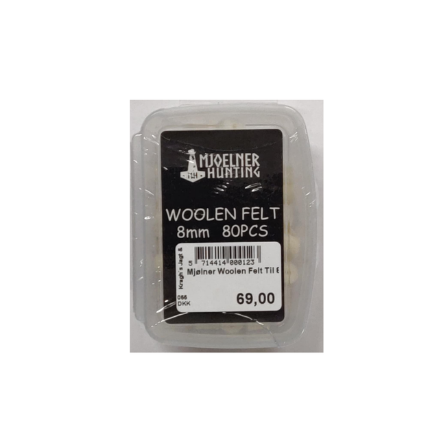 Woolen felt for 8mm. 80pcs