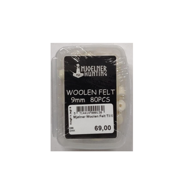 Woolen felt for 9mm. 80pcs